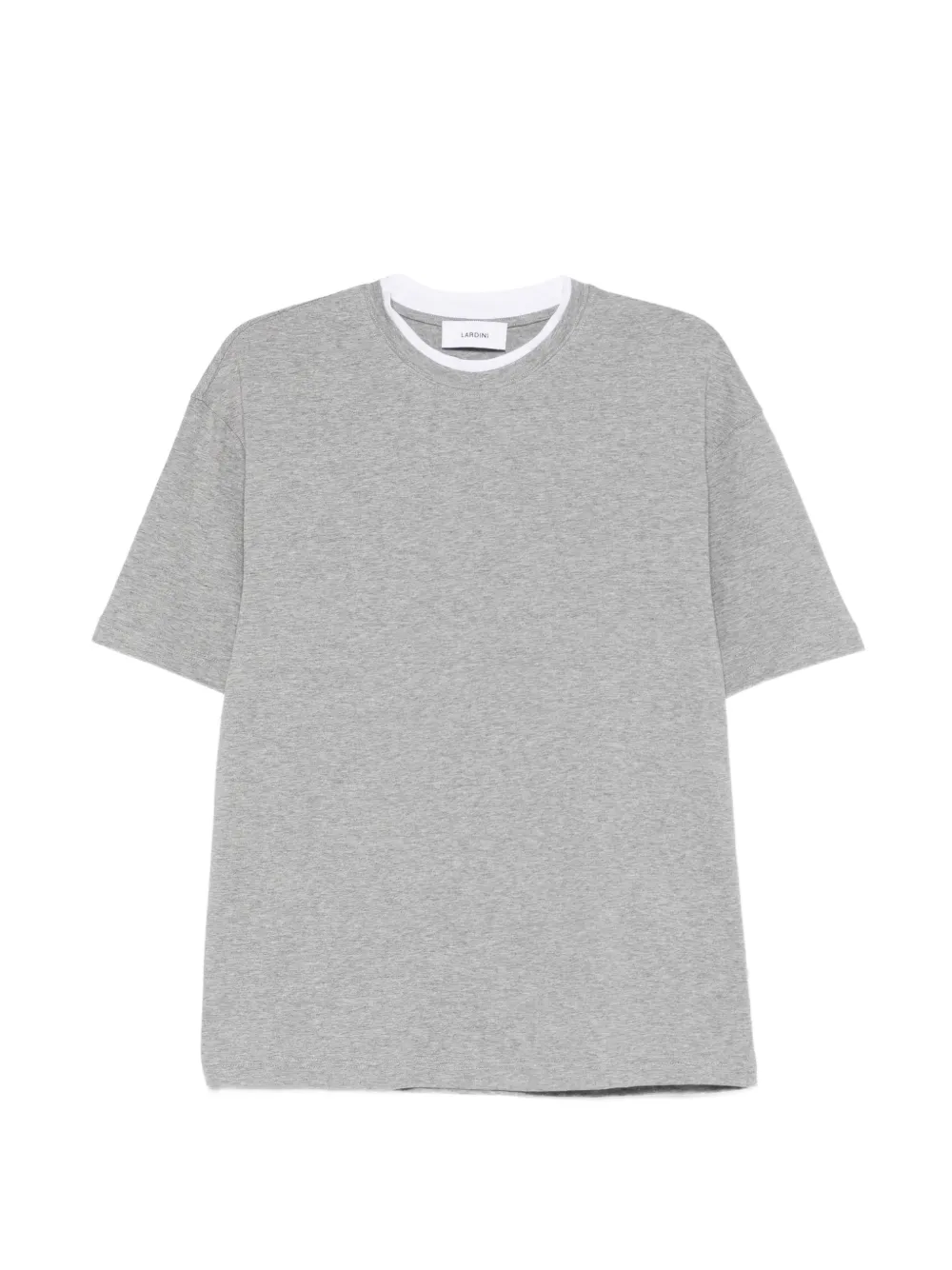 Lardini contrasting-trim T-shirt - Grigio