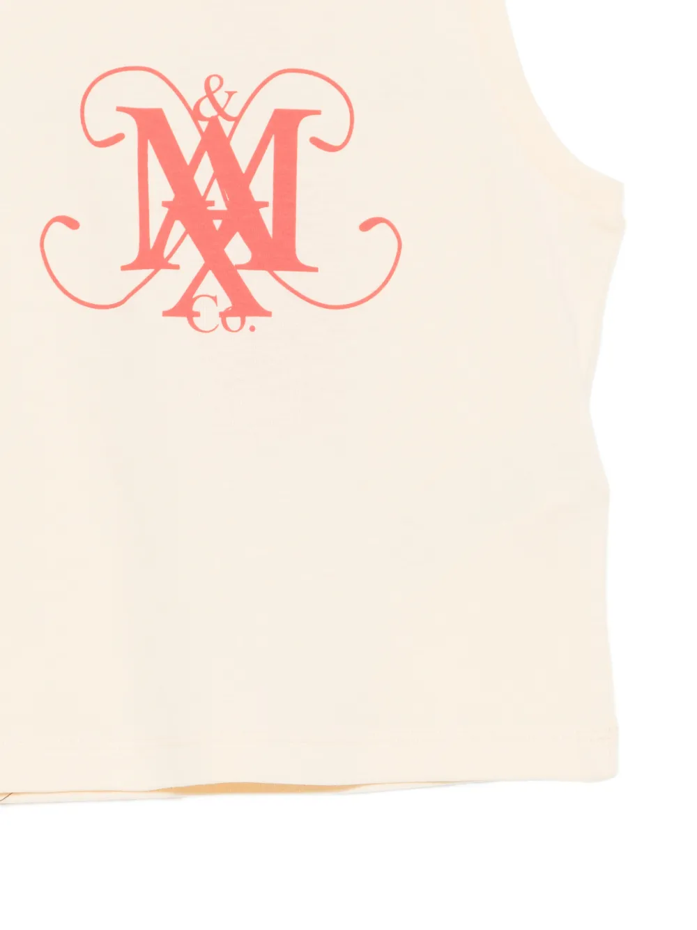 MAX&Co. Kids Tanktop met logodetail Beige