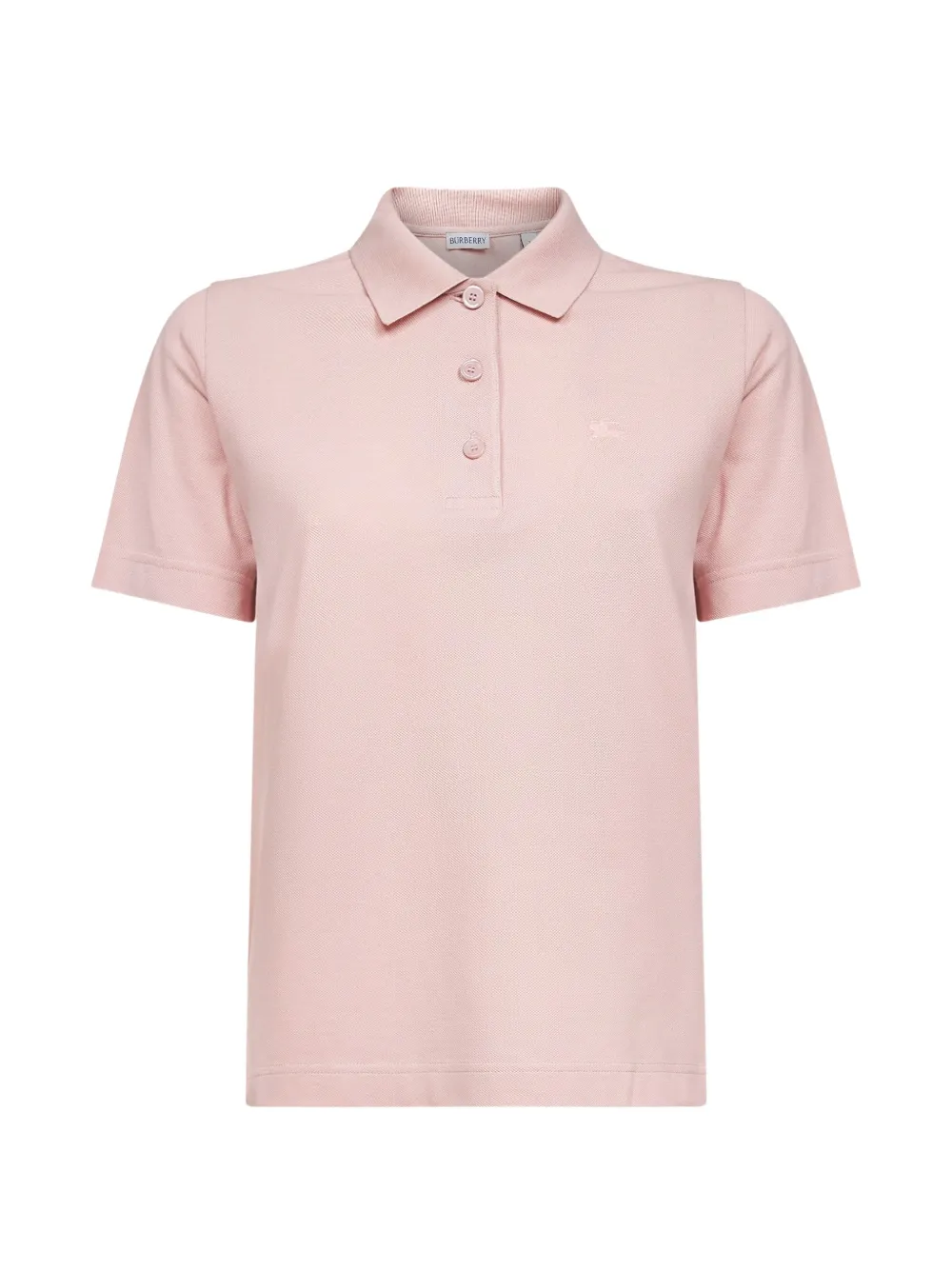 Burberry logo-embroidery polo top - Rosa