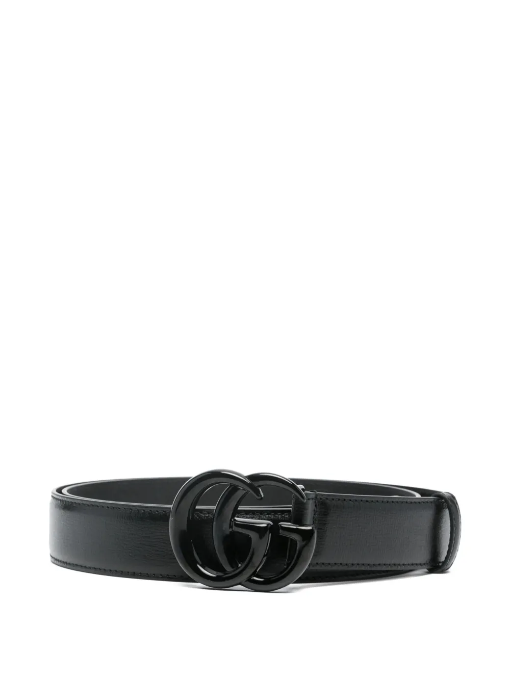 Gucci Pre-Owned logo-buckle leather belt - Nero