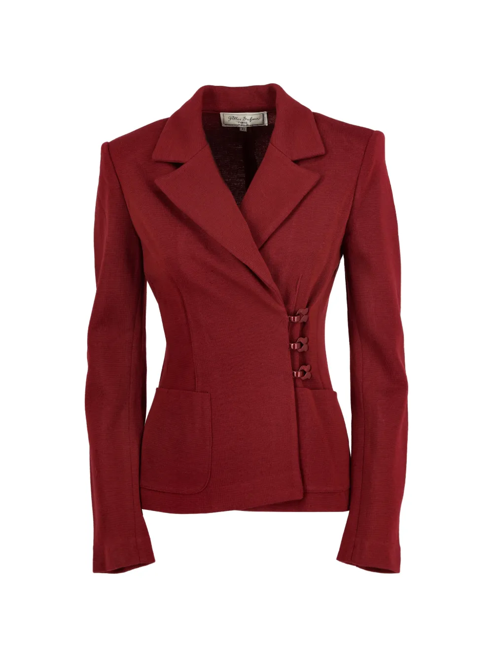 Gilles Dufour tailored wool jacket - Rosso