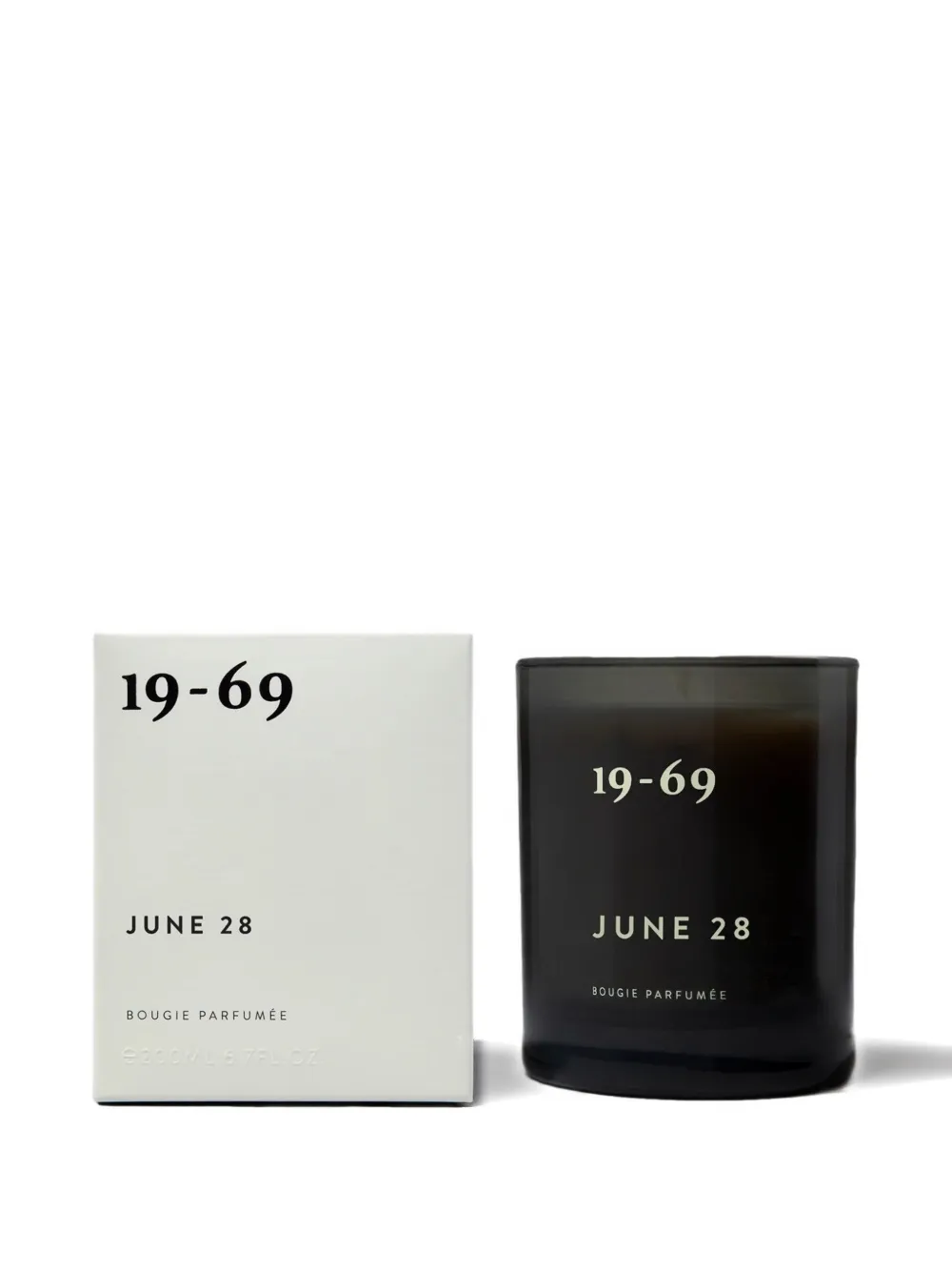 19-69 June 28 candle - Zwart