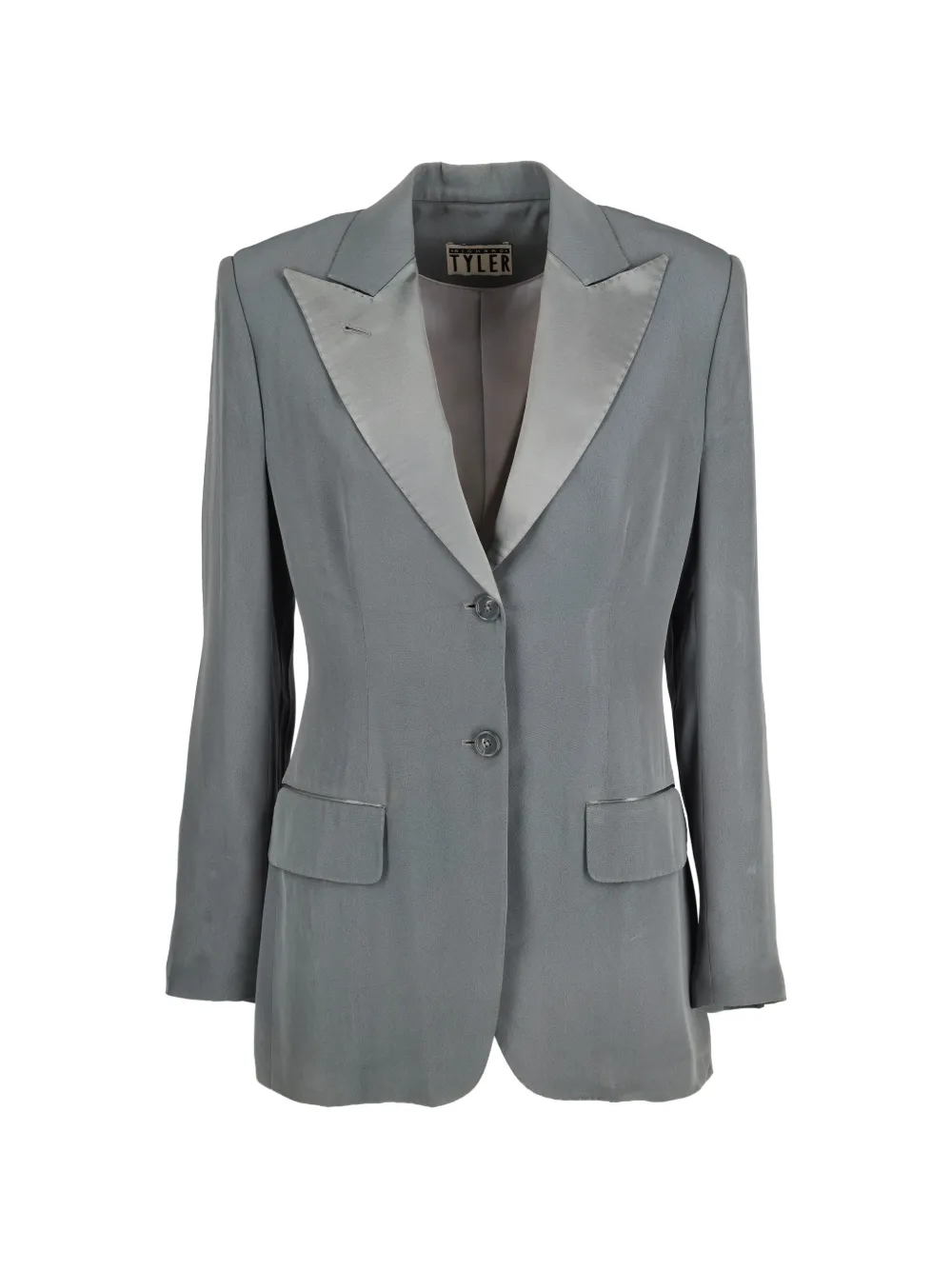 Richard Tyler peak-lapels blazer - Grigio