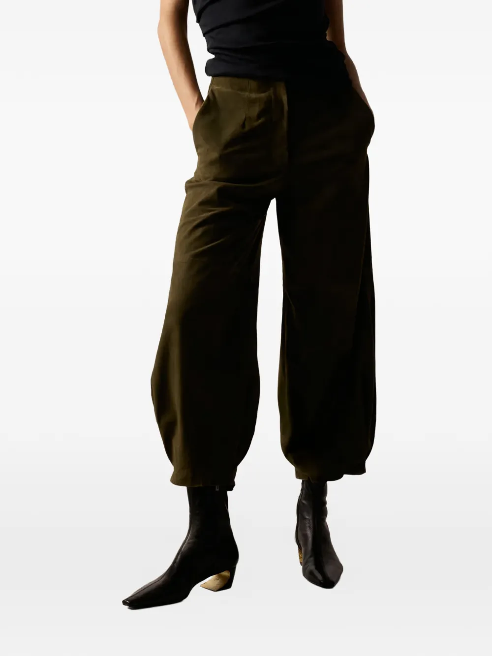 Vanda Novak Archiee enkellaarzen Zwart