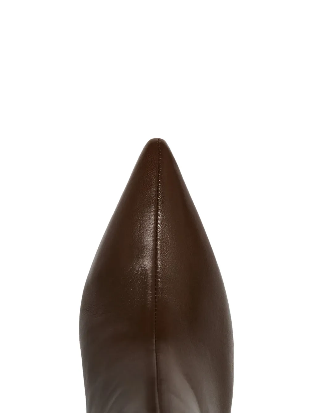 Vanda Novak Lisa knielaarzen met hoge hak Bruin