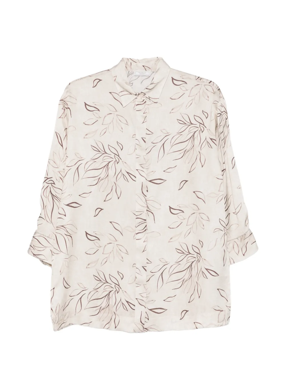 Peserico floral-pattern shirt - Toni neutri