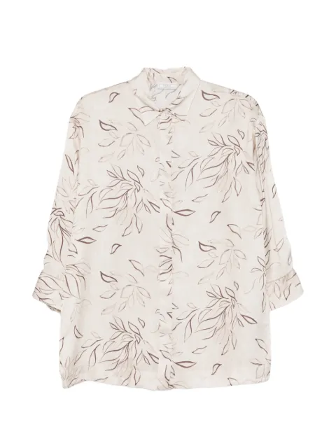 Peserico floral-pattern shirt