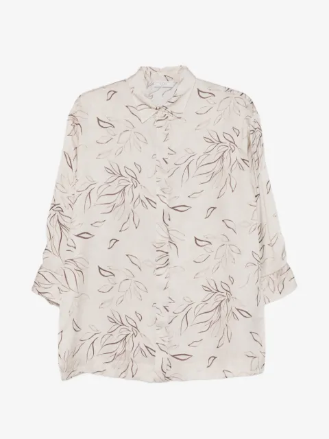 Peserico floral-pattern shirt