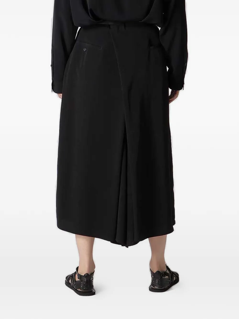 Yohji Yamamoto Smoking Hakama pantalon Zwart