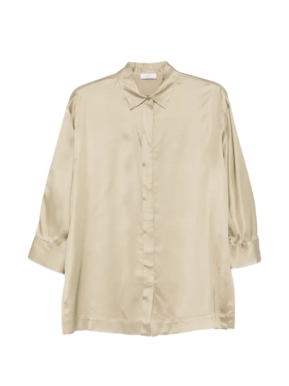 Peserico buttoned-cuff top - Toni neutri