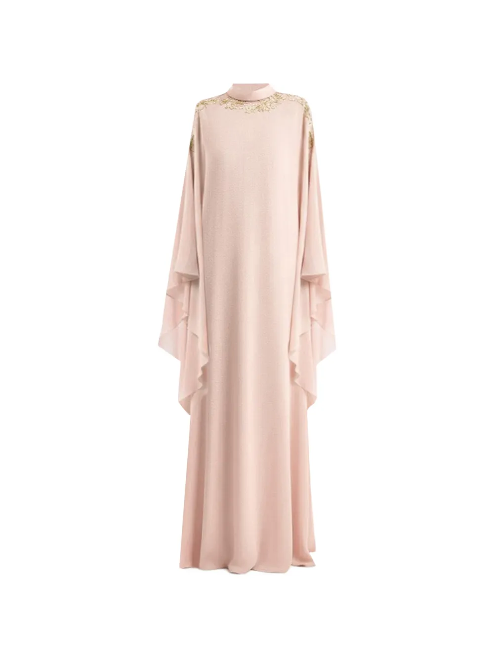 Gemy Maalouf calligraphy-embroidered kaftan - Pink