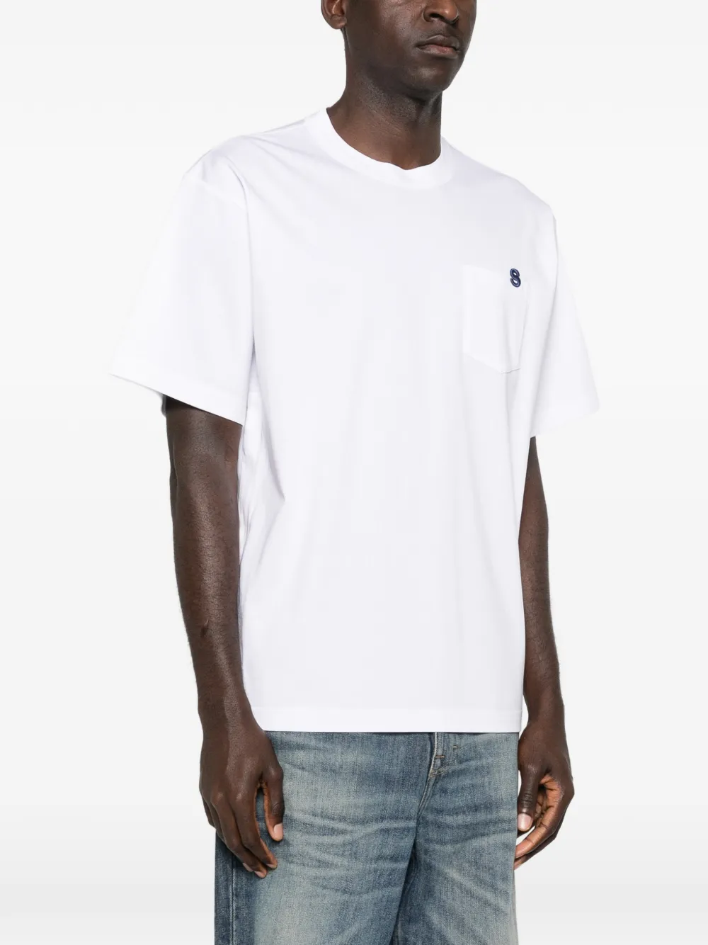 sacai T-shirt met logo Wit