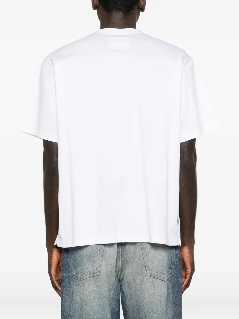 sacai T-shirt met logo Wit