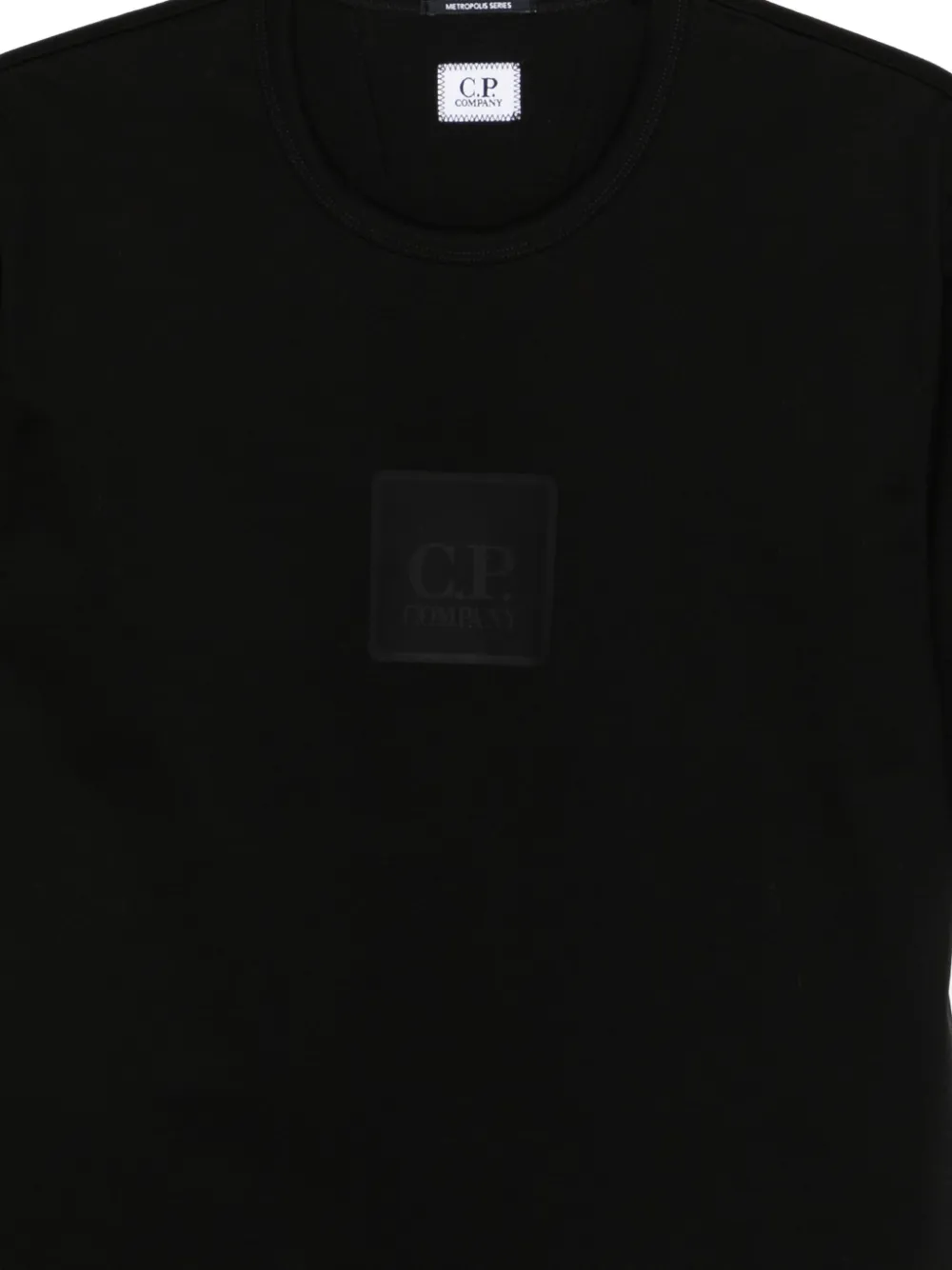 C.P. Company T-shirt met logopatch Zwart