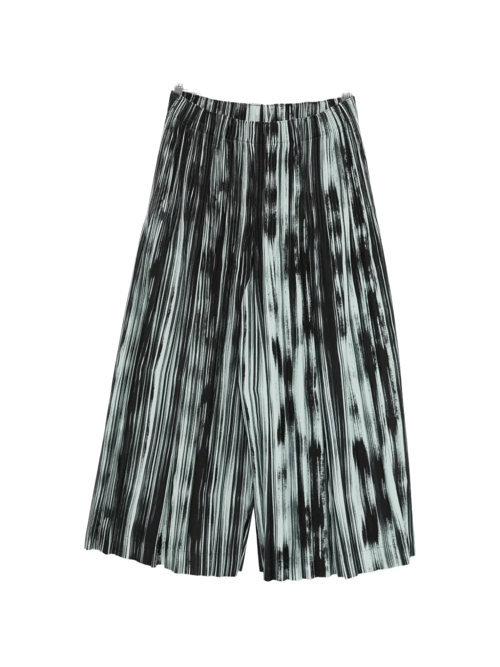 Homme Plissé Issey Miyake stripe-pattern pleated trousers - Nero