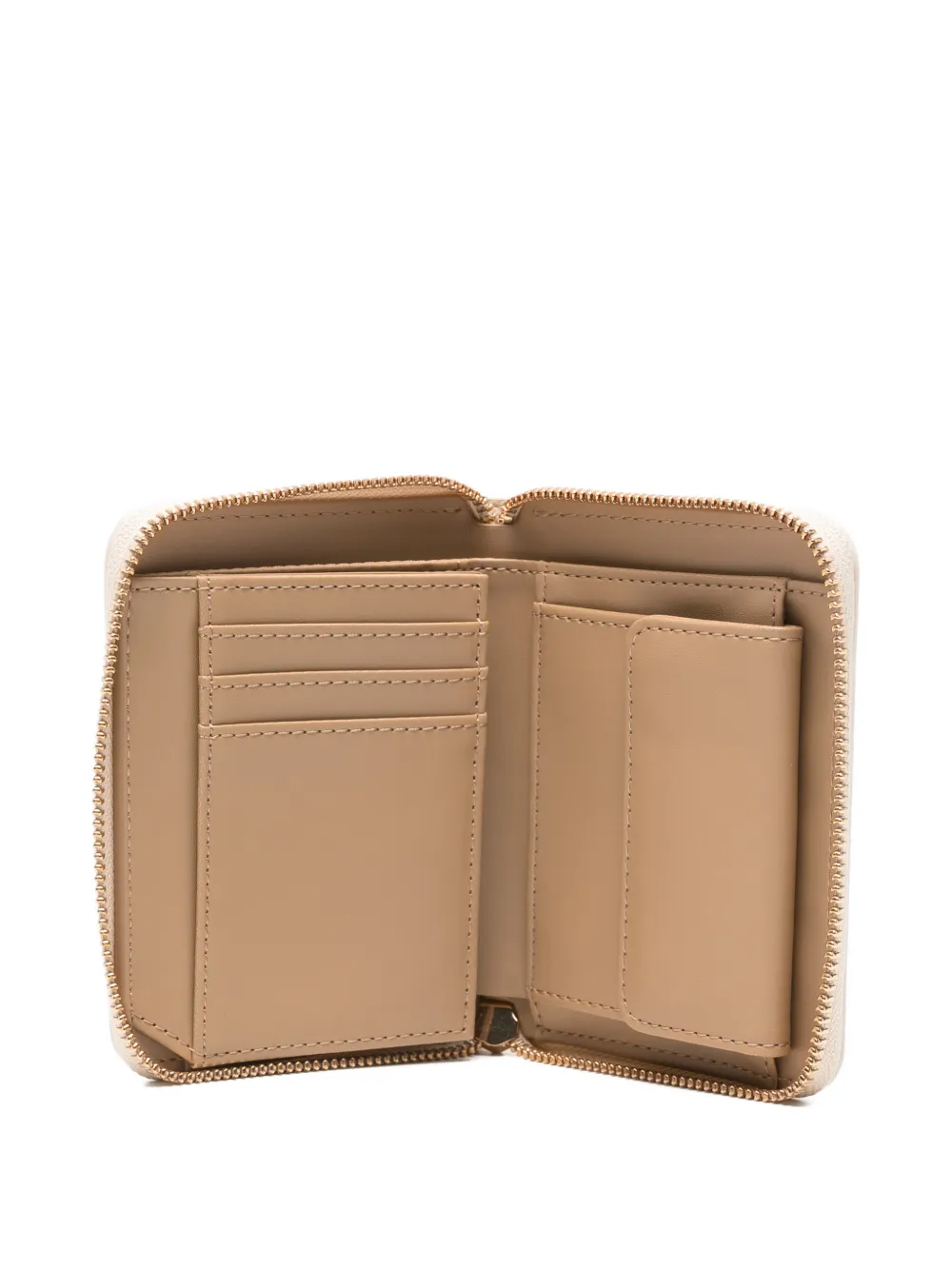  Love Moschino Heart Zip Wallet - Neutrals 