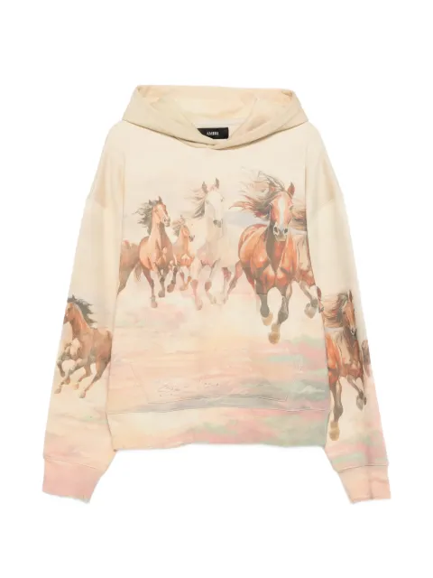 AMIRI Horses Os Hoodie print sweatshirt
