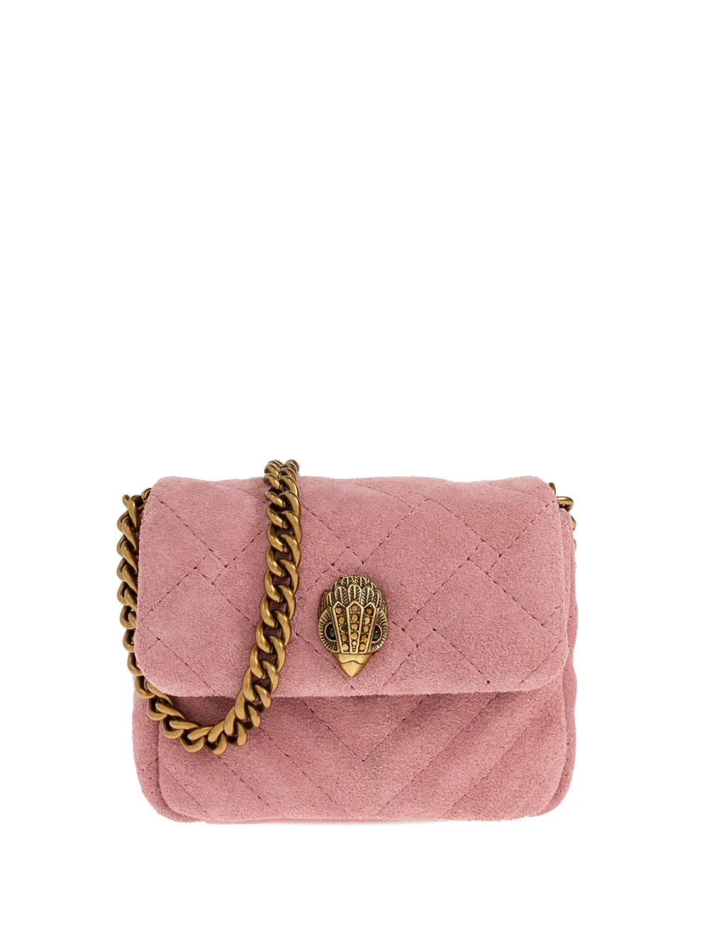 Kurt Geiger London quilted kensington clip shoulder bag - Rosa