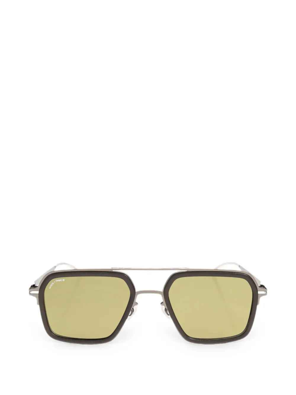 Mykita x OAMC square-frame sunglasses - Schwarz