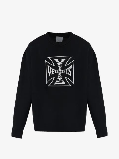 VETEMENTS suéter con motivo gráfico