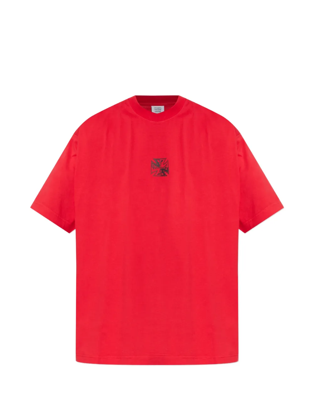 VETEMENTS graphic-print T-shirt - Rosso
