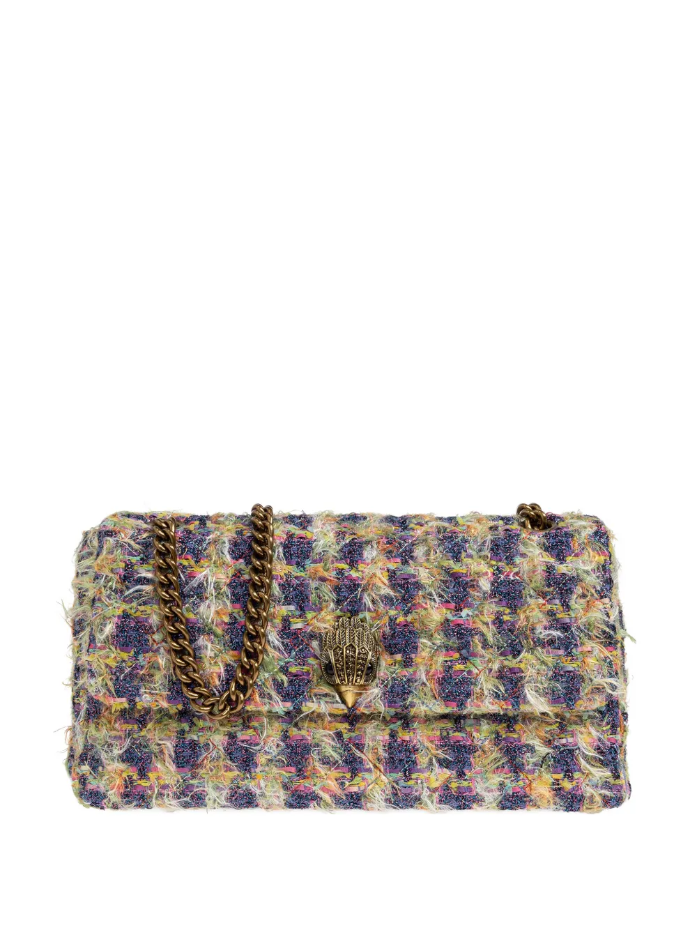 Kurt Geiger London extra-large Kensington flap shoulder bag - Blu