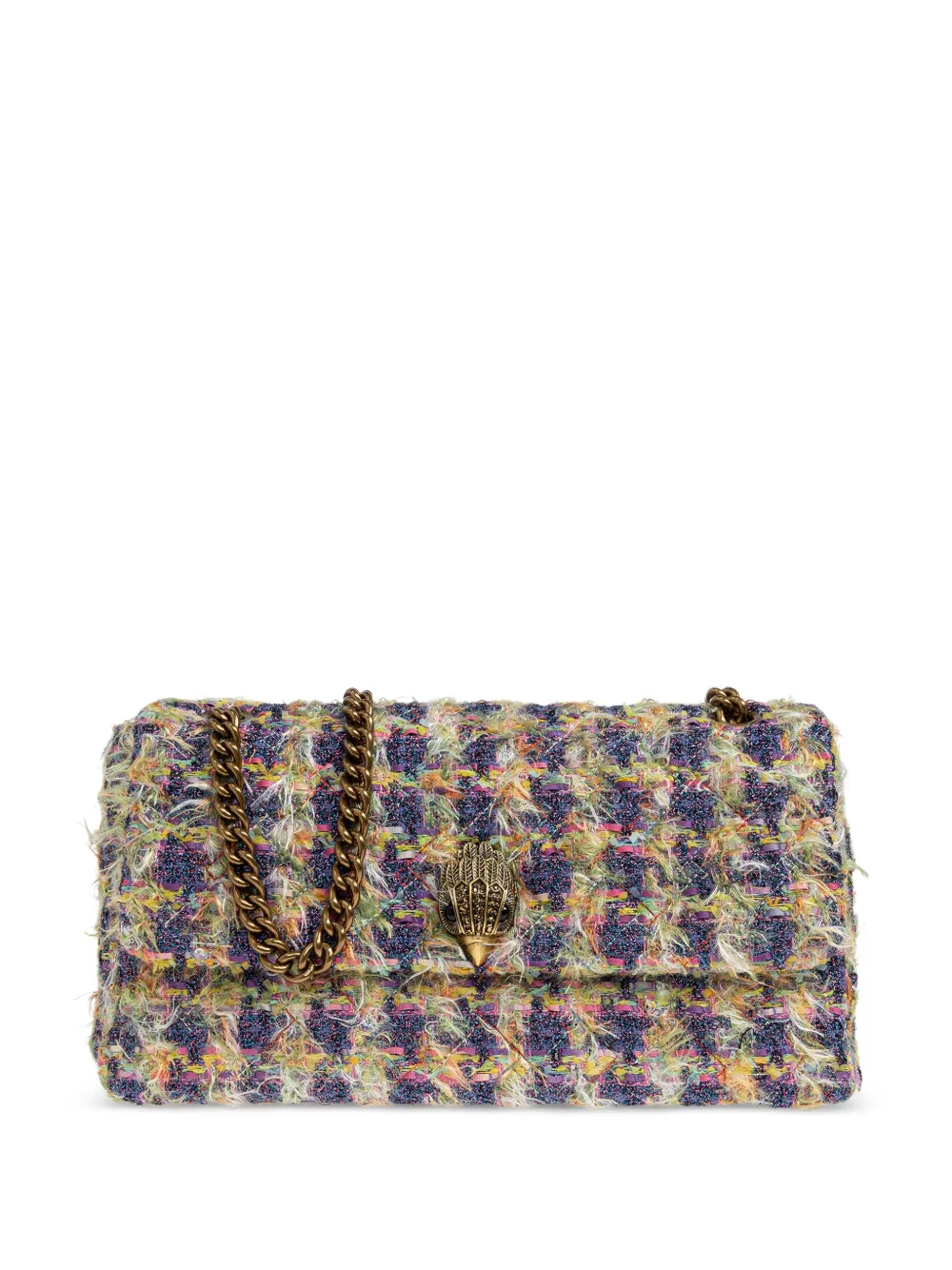 Kurt Geiger London extra-large Kensington flap shoulder bag - Blu