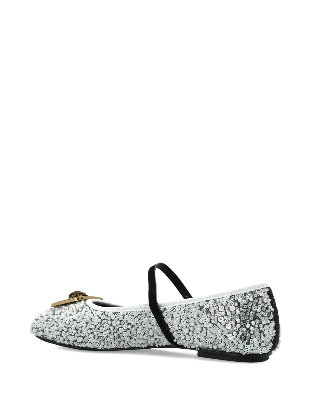 Kurt Geiger London Pimlico verfraaide ballerina's Grijs