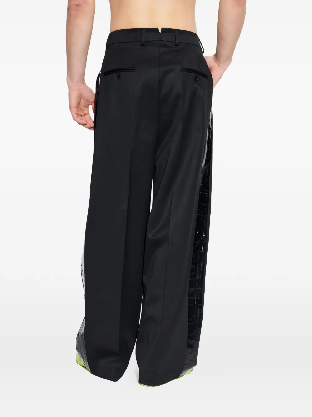 VETEMENTS Broek met zijvlak Zwart