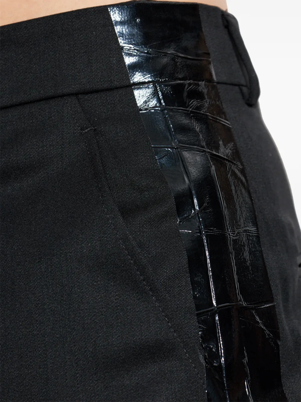 VETEMENTS Broek met zijvlak Zwart