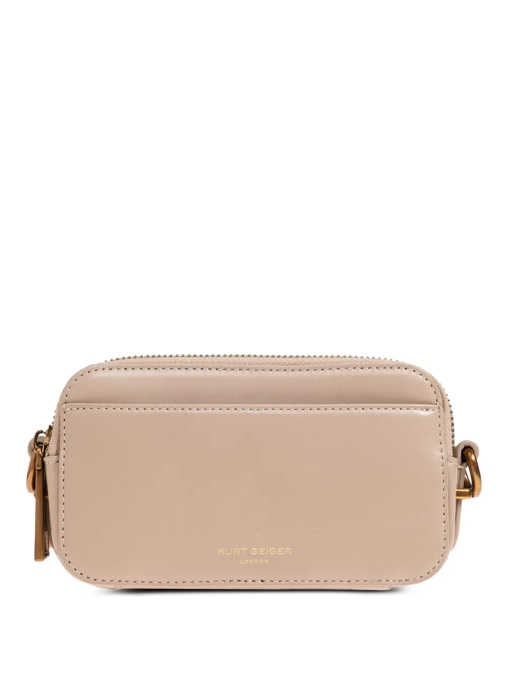  Kurt Geiger London Small Shoreditch Leather Cross Body Bag - Neutrals 