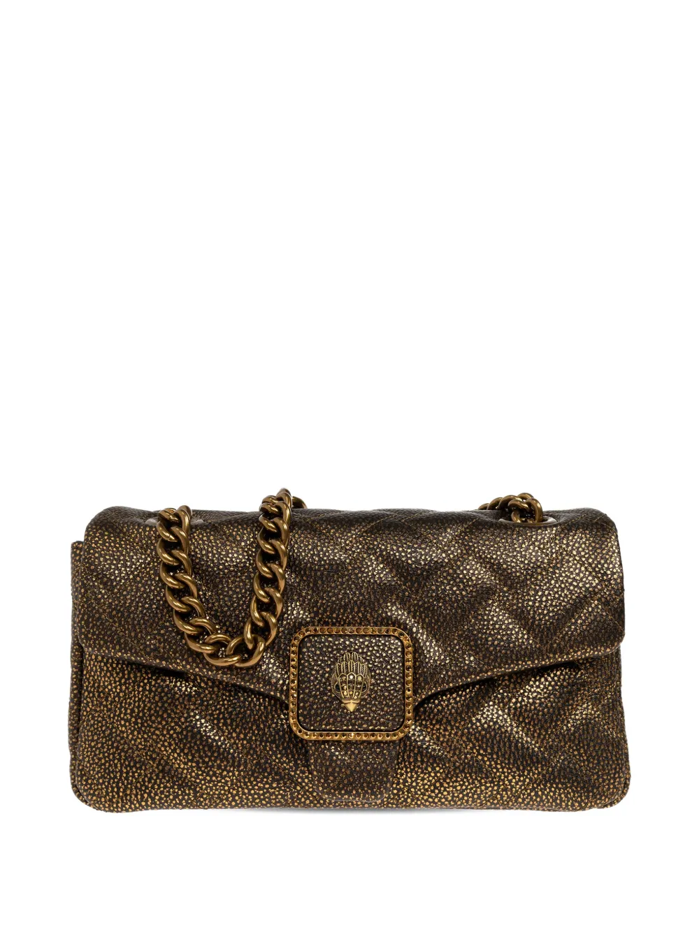 Kurt Geiger London Pimlico quilted chain tote bag - Marrone