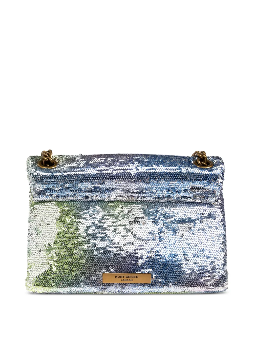 Kurt Geiger London Kensington kleine schoudertas Zilver