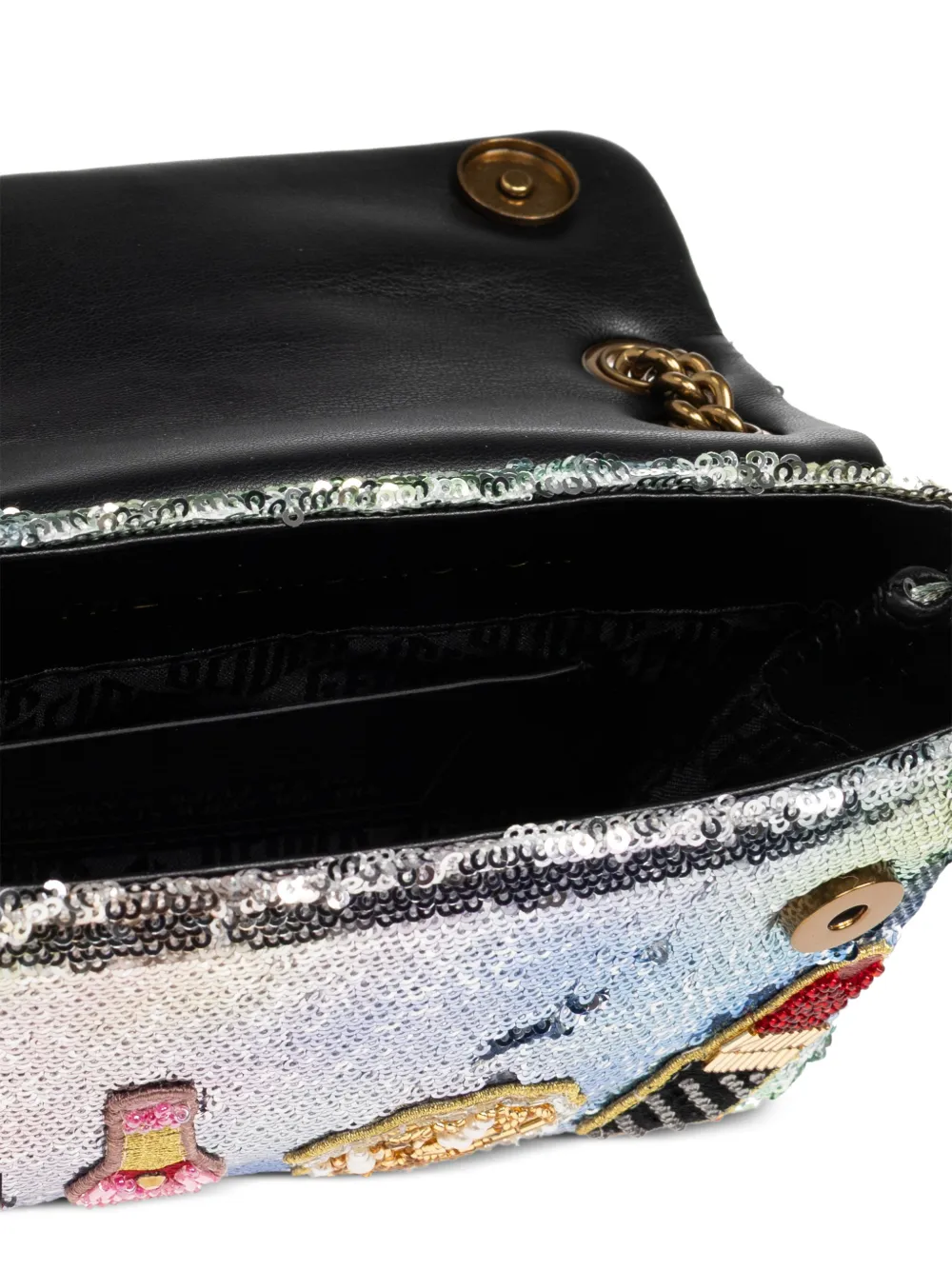 Kurt Geiger London Kensington kleine schoudertas Zilver