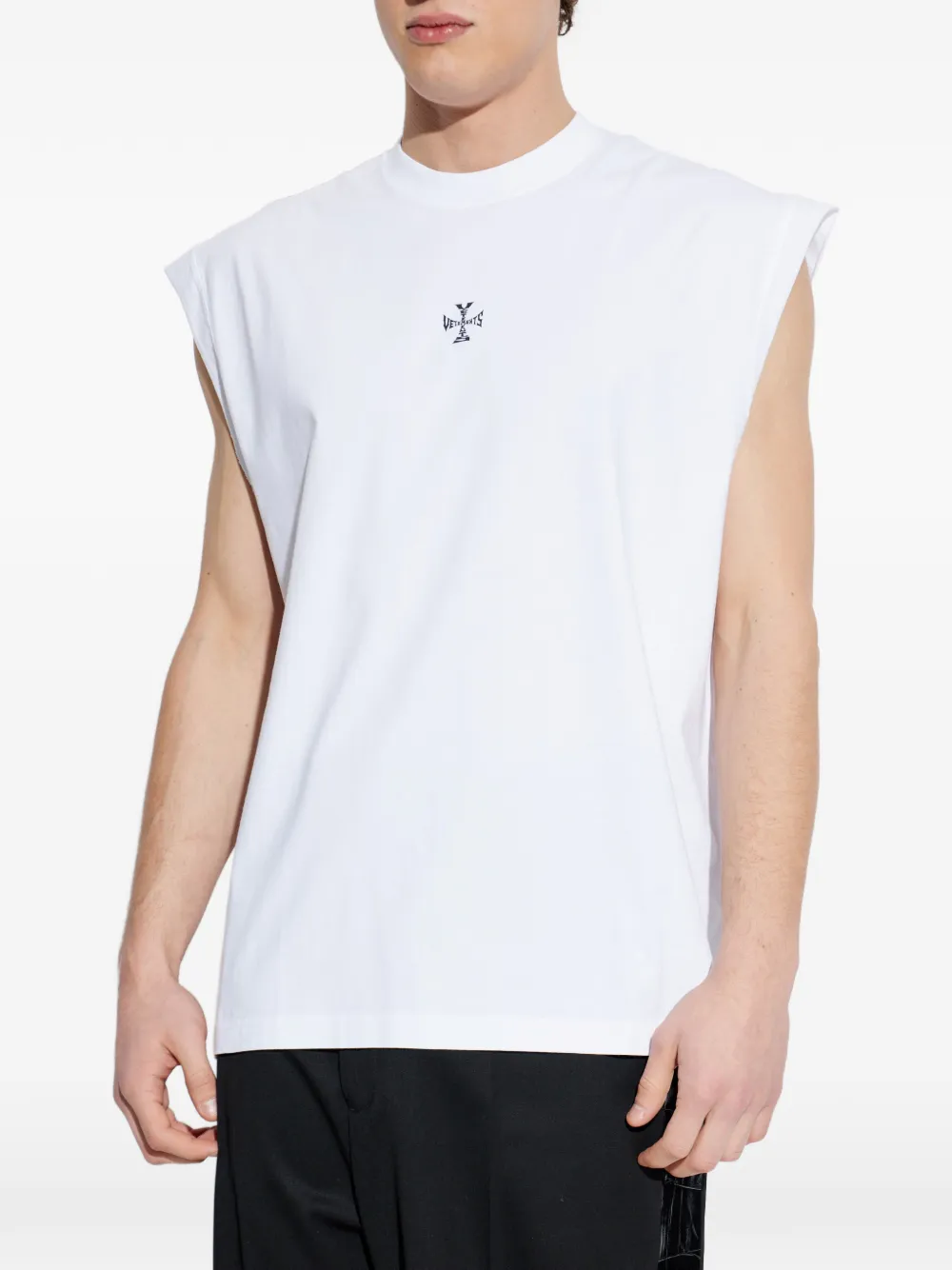 logo-detail sleeveless T-Shirt