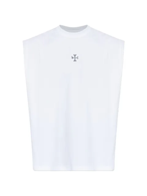 VETEMENTS playera manga corta con logo y detalles