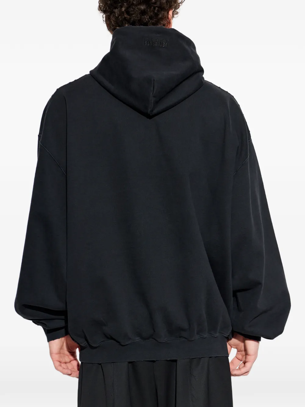 VETEMENTS Hoodie met print Zwart