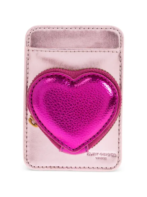 Kurt Geiger London heart-motif card case