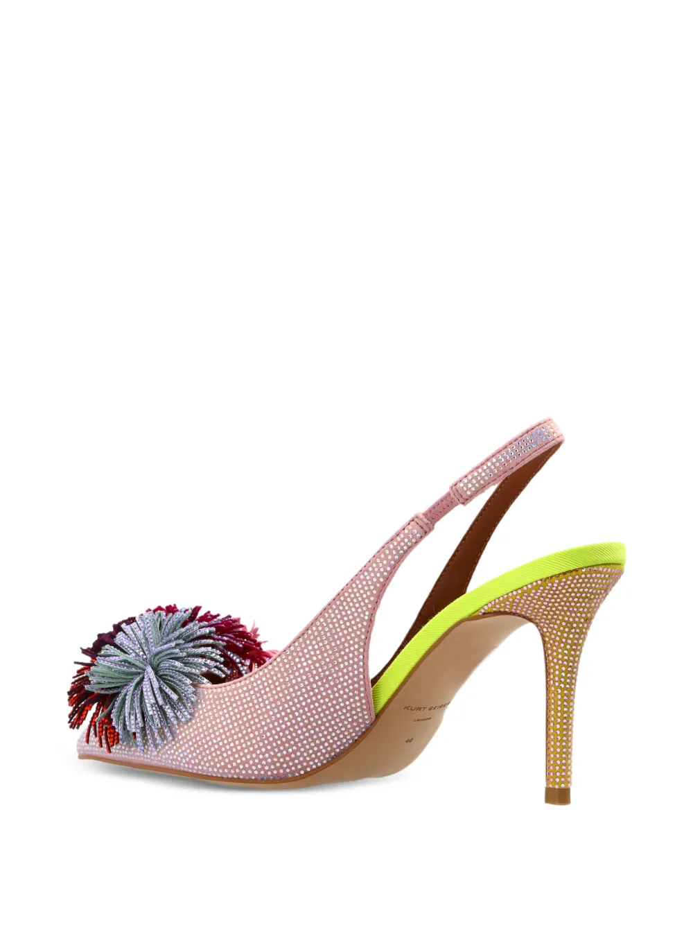Kurt Geiger London Pom slingback pumps met hak Roze