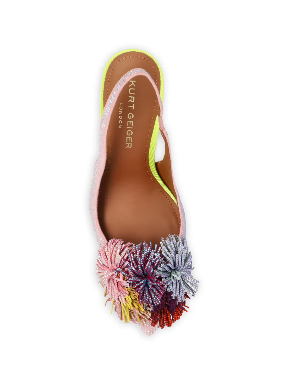 Kurt Geiger London Pom slingback pumps met hak Roze
