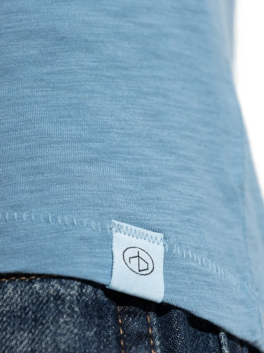 rag & bone T-shirt met ronde hals Blauw