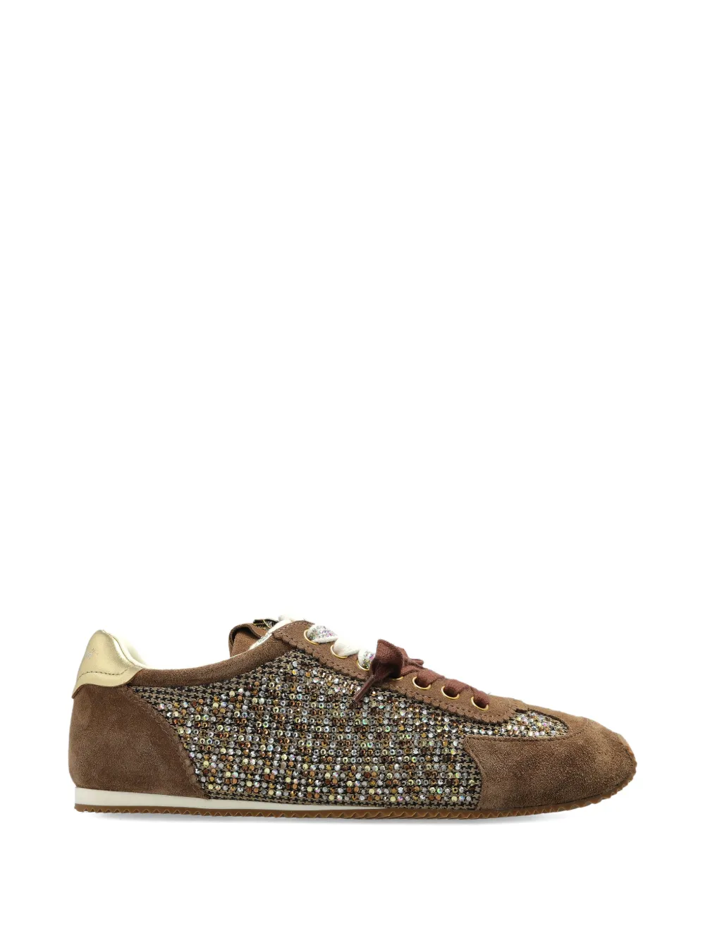 Kurt Geiger London Islington sneakers met veters Bruin
