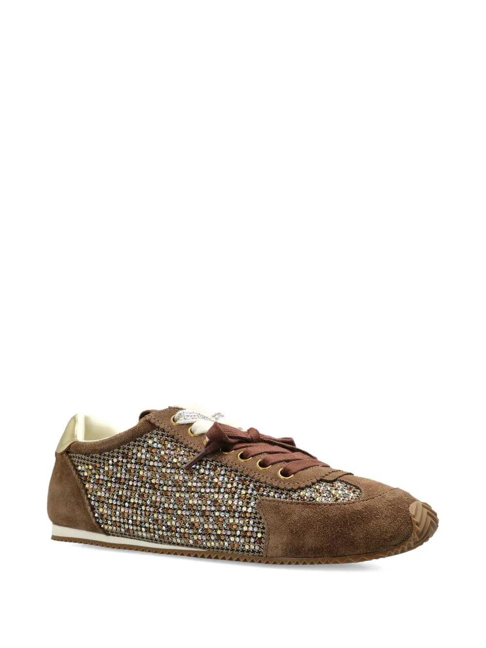 Kurt Geiger London Islington sneakers met veters Bruin