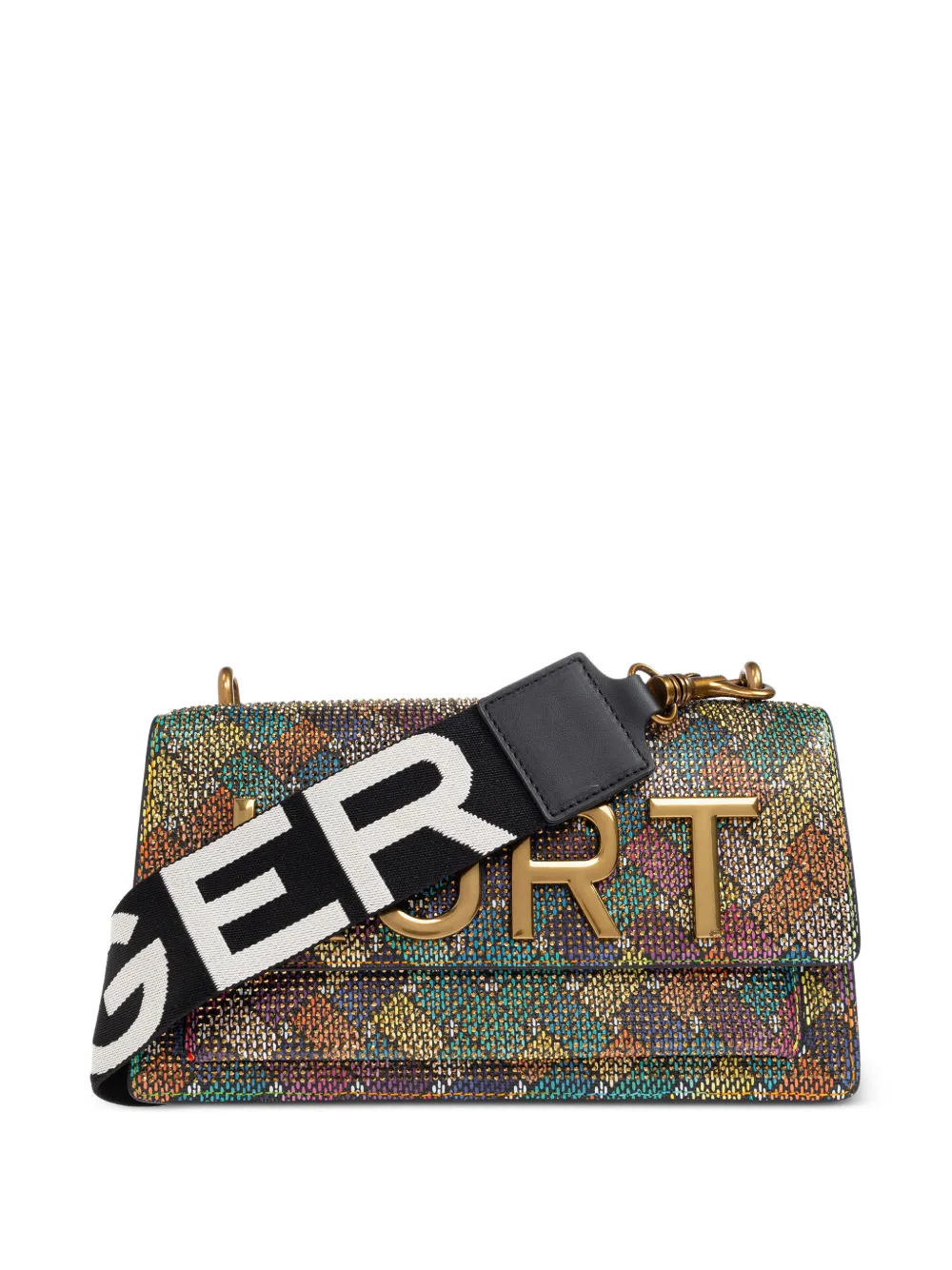 Kurt Geiger London logo-plaque cross body bag - Nero