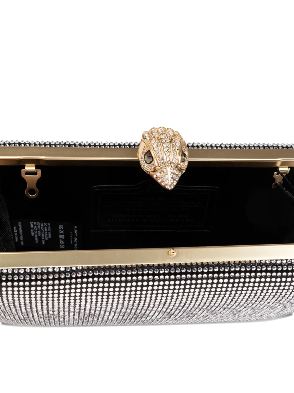 Kensington Crystal Chain-Strap Clutch Bag