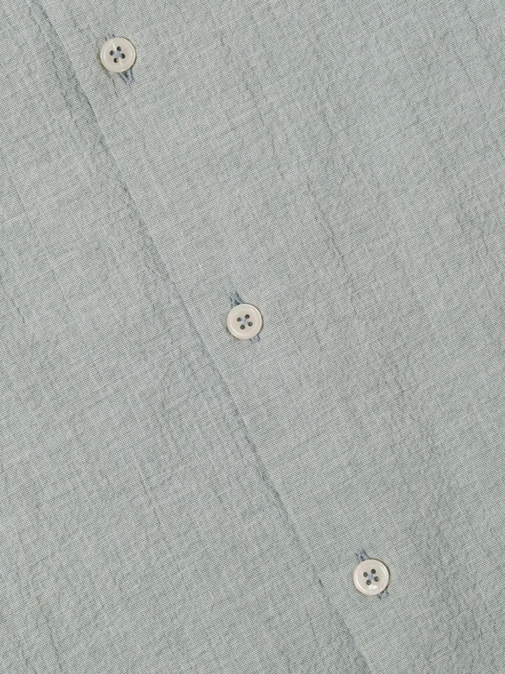  Universal Works Chest-pocket Textured Shirt - Green 