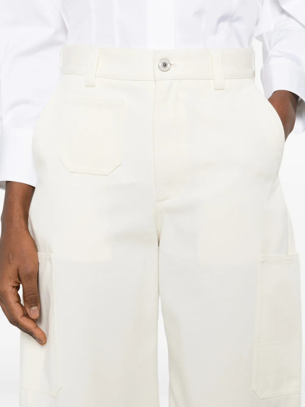 Givenchy Jeans met opgestikte zak Beige