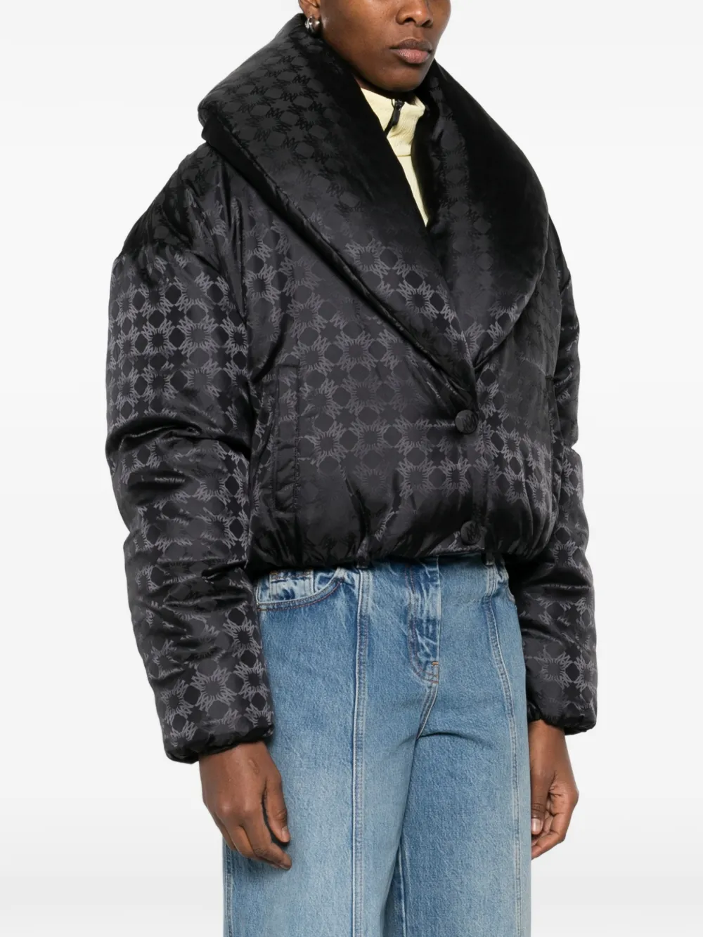  Amiri Ma Quad Long-sleeve Patterned Jacket - Black 