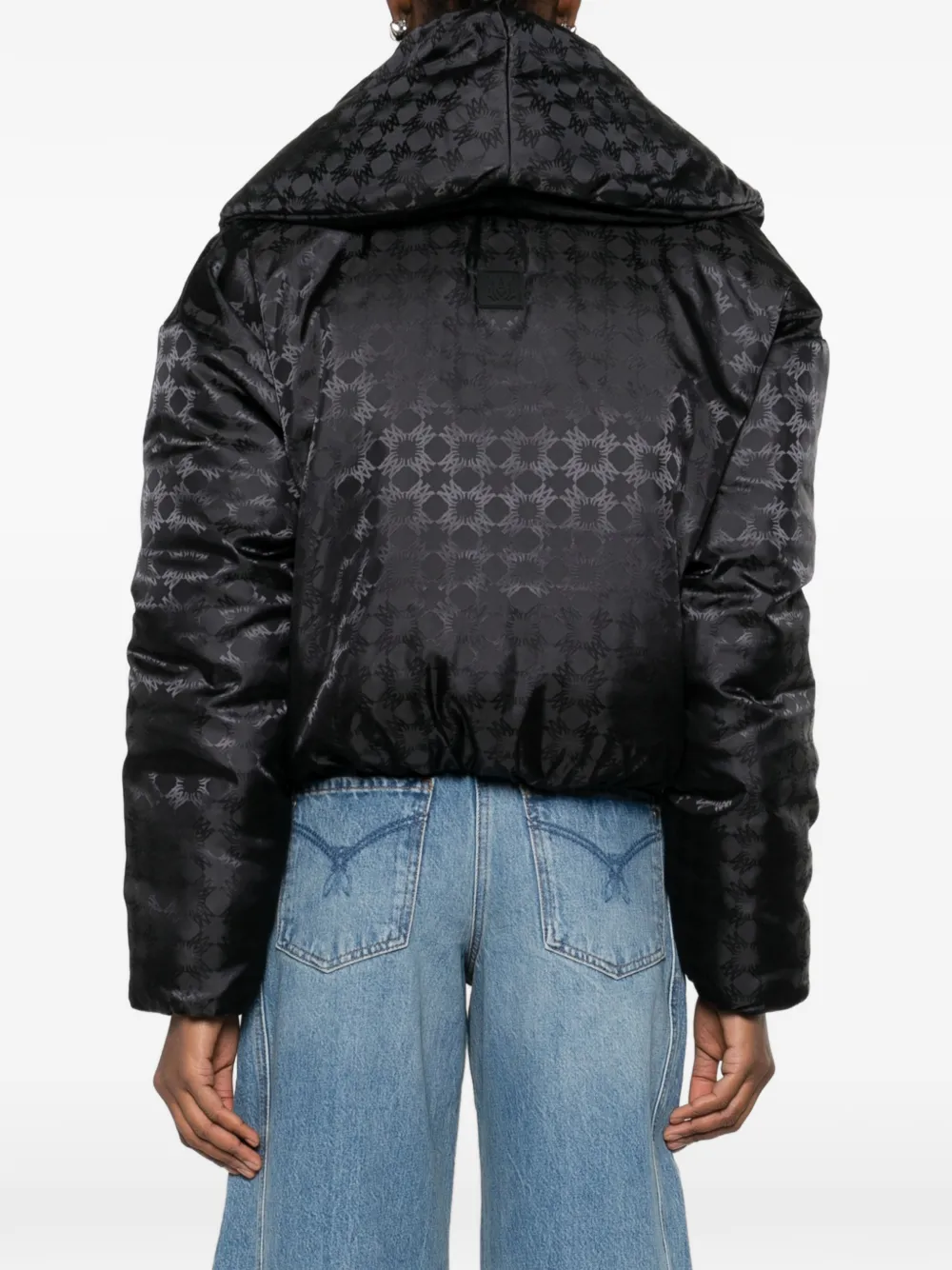 AMIRI Ma Quad donsjack Zwart