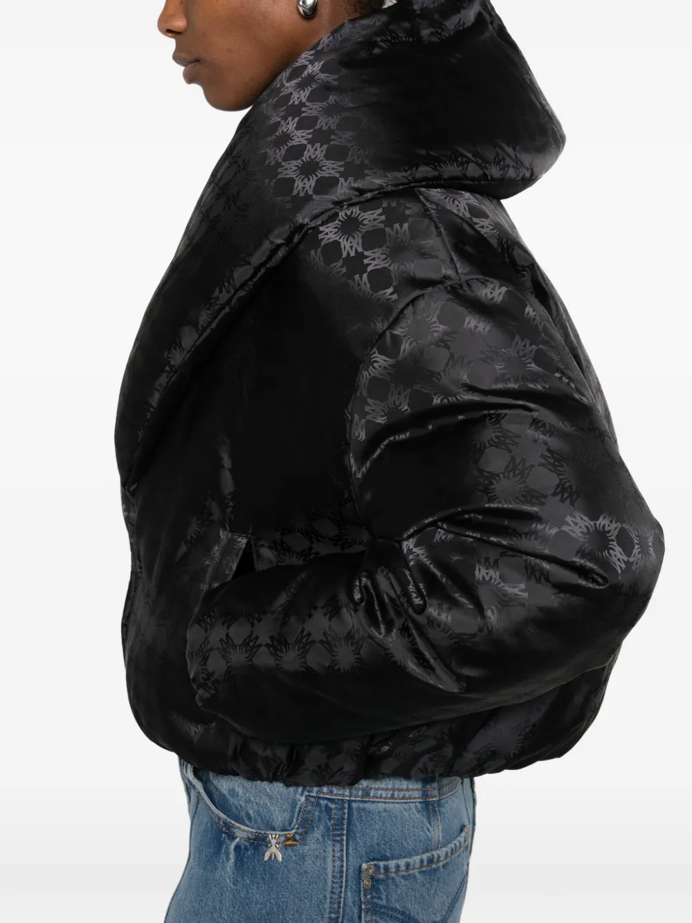 AMIRI Ma Quad donsjack Zwart